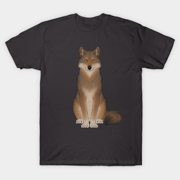 Eurasian Wolf T-Shirt by ZTheCrazed